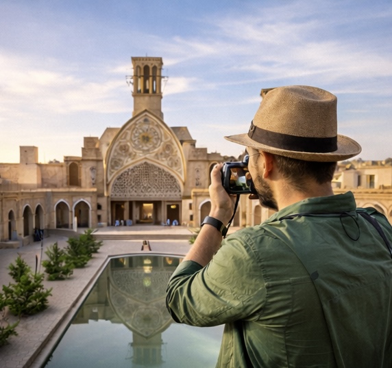 گردش در کاشان